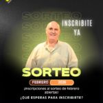Sorteo de Febrero Flyer